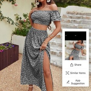 SHEIN, two piece set, size 4, like new